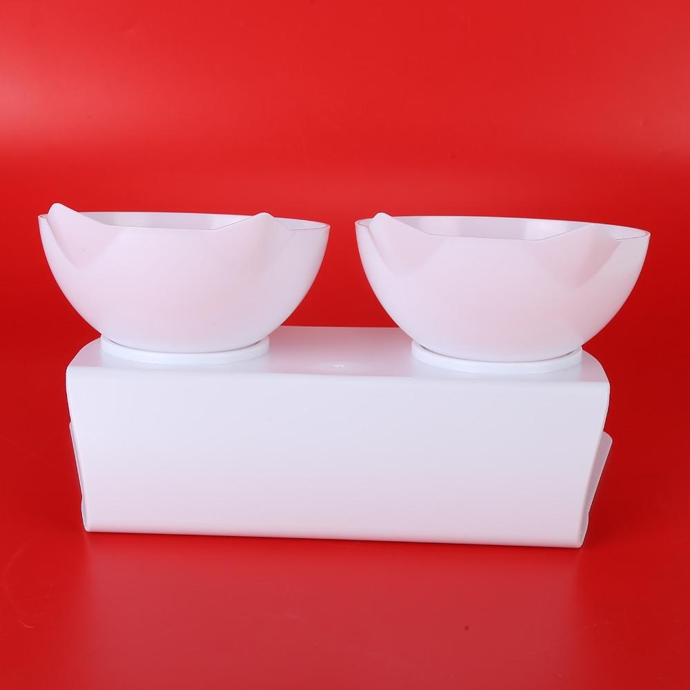 Transparent body Cat Feeding Bowl Slant mouth design Dog Food Bowl Puppy kitten use