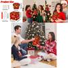 Red Christmas Party Gift Box With Foldable Design For Holiday Celebrations And Giving