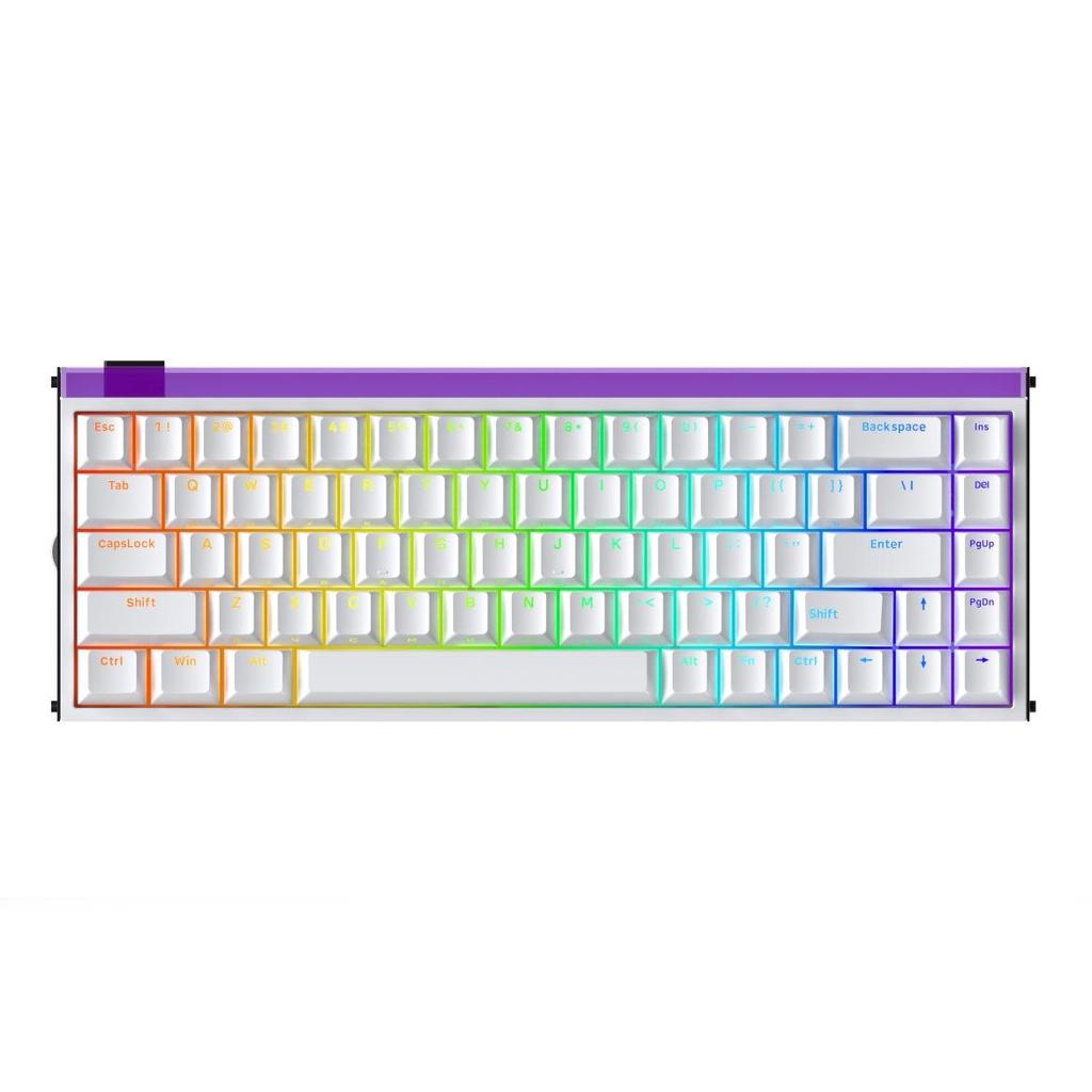 Wireless Luminous Gaming Mechanical Keyboard - Bluetooth, Magnetic Axis, Customizable, Tri-Mode