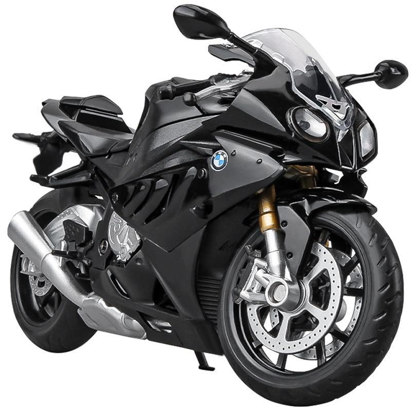 1/12 BMW S1000RR Diecast Motorradmodell Spielzeug Fahrzeugsammlung Motorrad Stoßdämpfer Offroad Motorrad Spielzeug Auto