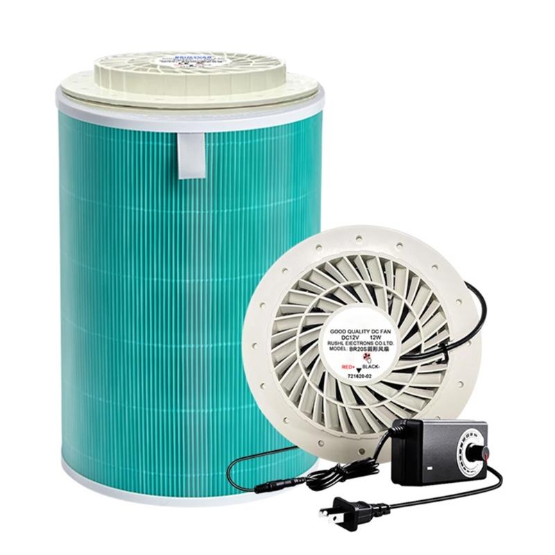 Multifunctional White Ventilation Fan Set 4500RPM With Double Ball Bearing Ideal For Paint Booths And Kitchens