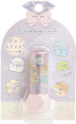 FE45503 Sumikkogurashi Lippenstift Erdbeerduft