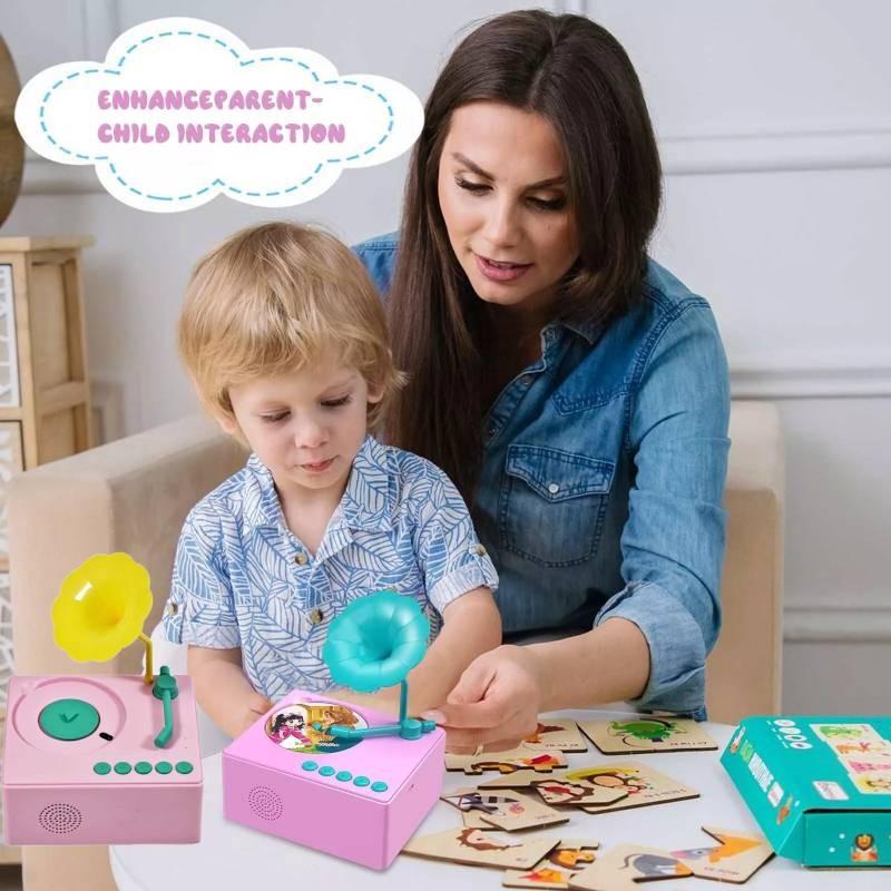 Gramophone Educational Kids Music Player Interactive Learning Toy With Cards 96