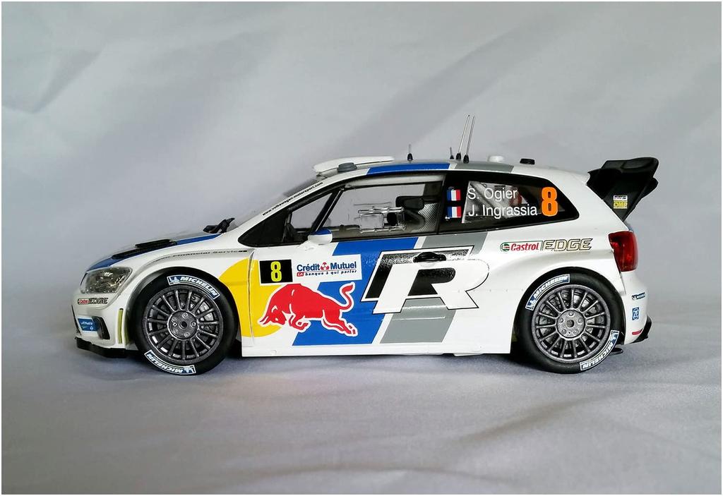 Platz Belkits Volkswagen Polo R WRC 2013 Rally De Winner WRC Champion Plastic Model BEL005 1/24 France-Alsace