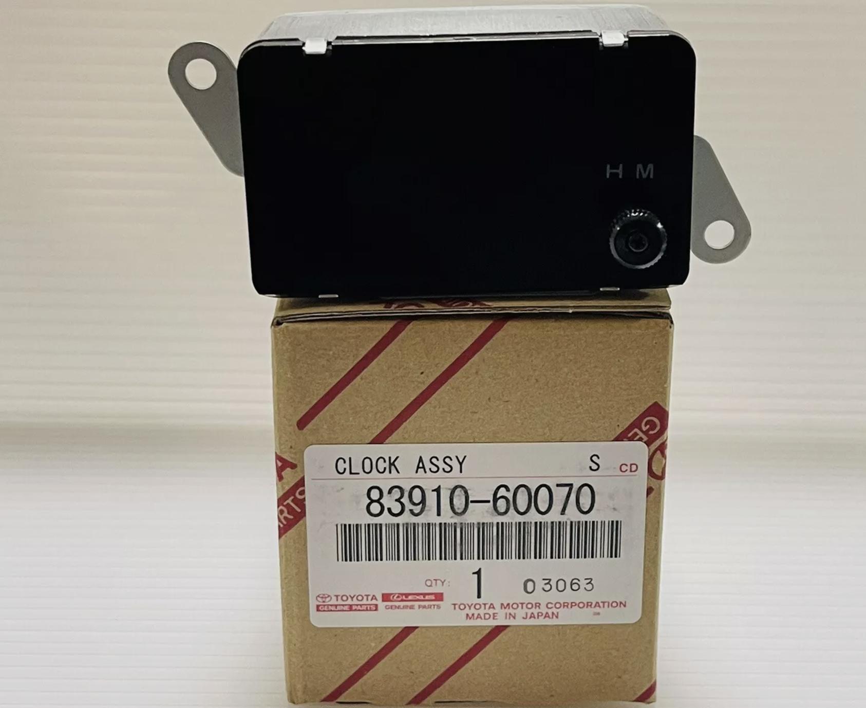 

TOYOTA Genuine OEM Clock Assembly 83910-60070 Land Cruiser Prado 70 Series New