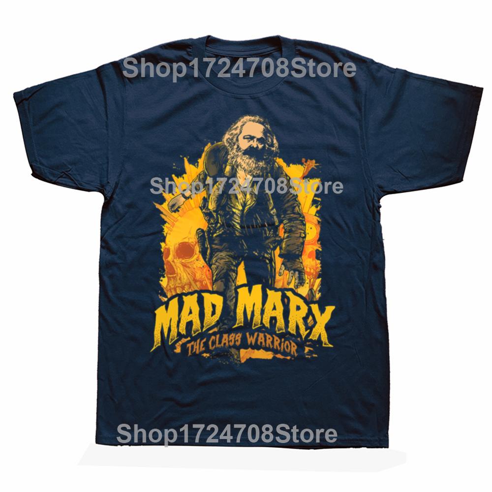 Men The Great Marx Attacks Vintage T Shirts Communist Meme Comfortable Cotton Clothes Funny Short Sleeve Tees Plus Size T-Shirt