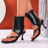 Fashion Ladies Sandals Booties Women Pumps Flip Flops High Heels Modern Summer Slides Fashion Party Boots Peep Toe Female Shoes