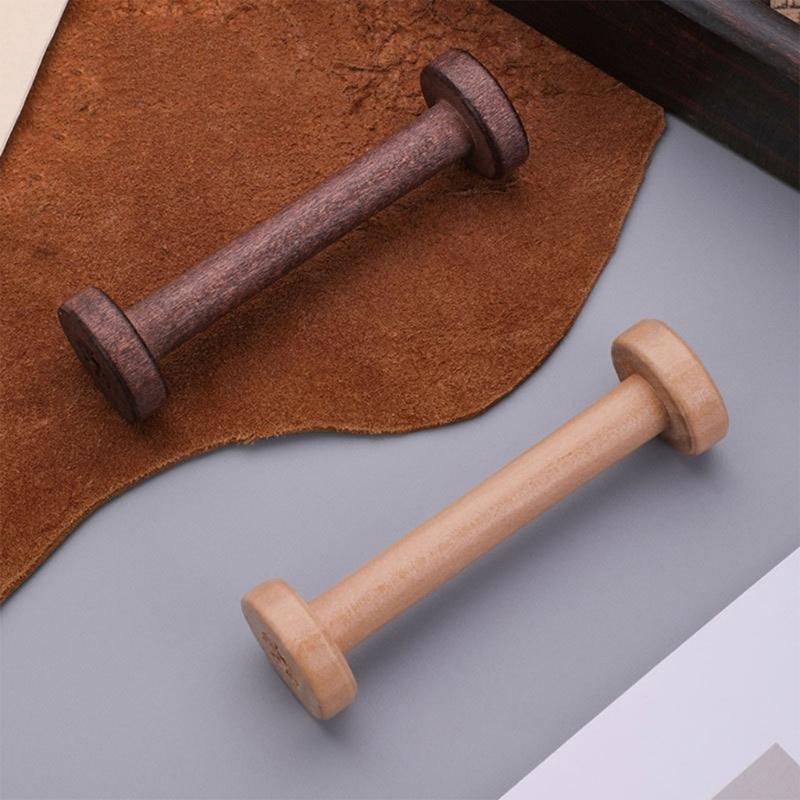 10Pcs Wood Thread Spools Thread Bobbins Embroidery Thread Organiser Spool Thread Winders for Sewing Thread Storage