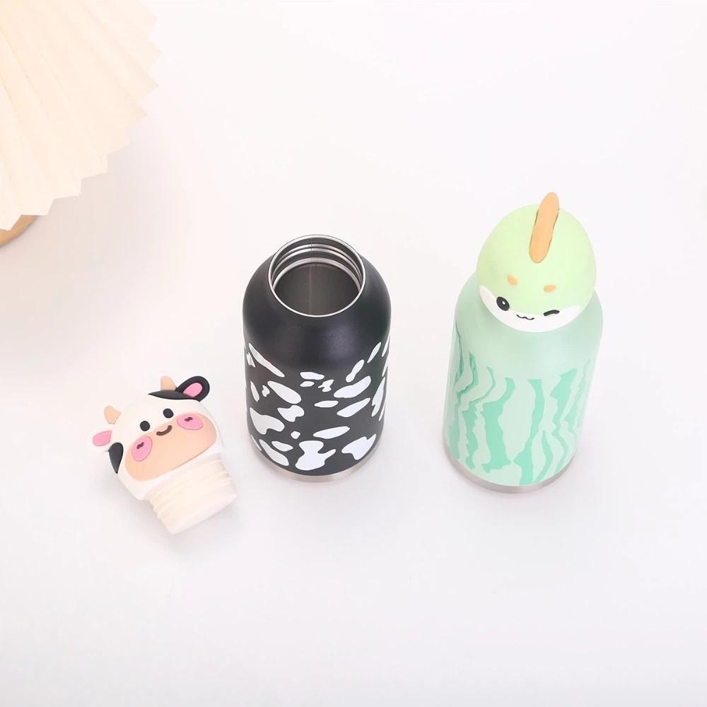 Cartoon Animal Shapes Insulated Water Bottle Student Water Bottle For School Office Home