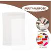 Tofficu 10-Piece Set of Empty Blank Ink Pad, Empty Blank Ink Pad, No Ink DIY Ink Stamp Pad, No Ink Fingerprin for Ink Refill DIY Painting