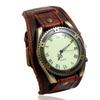 Vintage Cow Leather Bracelet Watch Men Women Wrist Watches Roman Numerals Casual Quartz Watch Relogio Feminino
