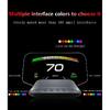 C3 Navigation Mirror  HUD Car Head up Display with OBD2 HD GPS Navigation Bluetooth Windshield Speed Projector Security Alarm