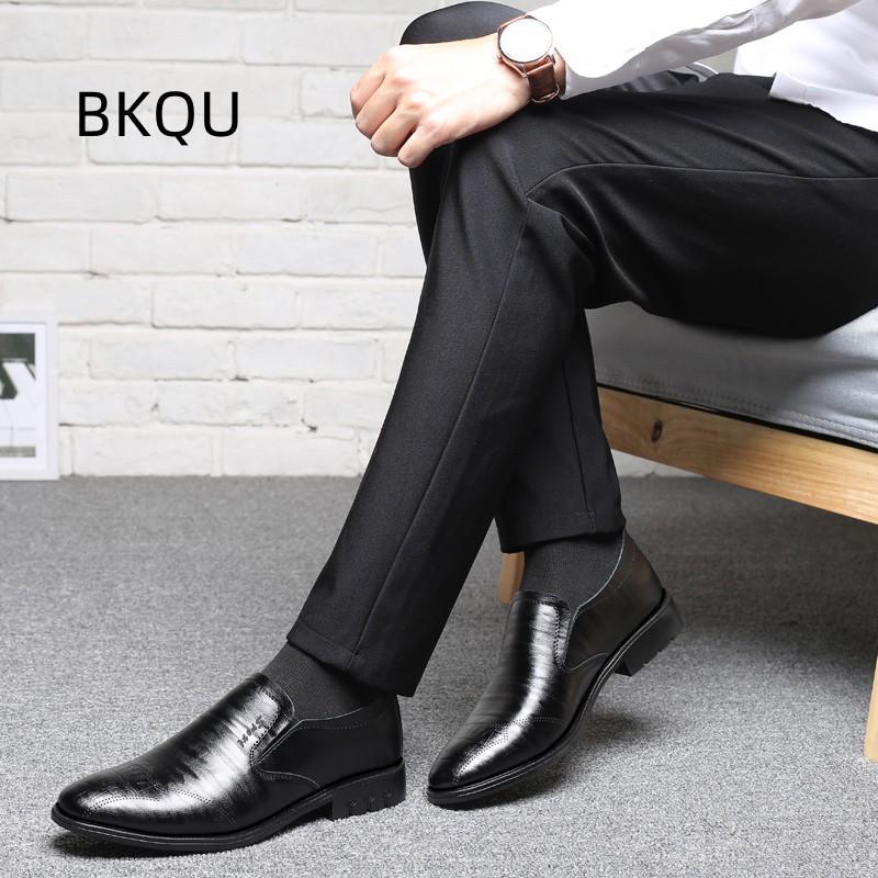 

Men s Leather Shoes Pointed Toe Casual Fashion Trendy All-match Non-slip Wear-Resistant Low Top Comfortable Walking Summer Main