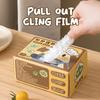 100 Stück/Box Einweg-Frischhaltefolienabdeckungen in Lebensmittelqualität Kühlschrank-Reste-Frischhalteabdeckungen Können aufgehängt und abgenommen werden