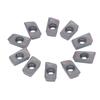 10 Pcs Woodworking Turning Insert Lathe Carbide Finishing Blades Coated CNC Milling Cutters