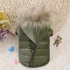 Winter Dog Warm Clothes Windproof Dog Bodysuit Fashion Pet Clothes  Puppy