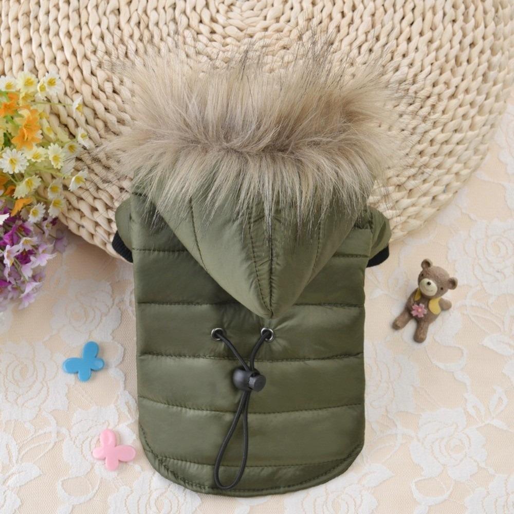 Winter Dog Warm Clothes Windproof Dog Bodysuit Fashion Pet Clothes  Puppy