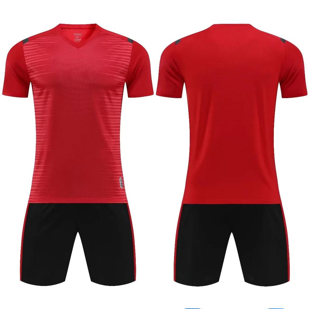 A large number of spot children's football jerseys men's, game jerseys summer training bilateral pockets short-sleeved children's football jerseys