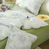 Fangwang 100% Cotton Plain Daisy 4-Piece Bedding Set