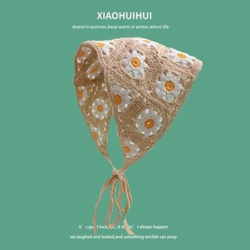 

Милый треугольный женский платок, многофункциональный, оснащенный винтажной повязкой на голову и головным убором для пляжной фотосессии One size хаки