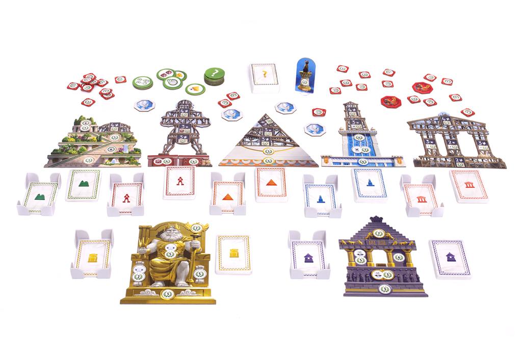 Architects of the 7 Wonders of the World. Board Game. Rebel