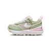 Waffle One Mesh Slip Resistant Cushioning Abrasion Resistant Low Top Toddler Shoes Green Pink Infant And Toddler DC0479-602