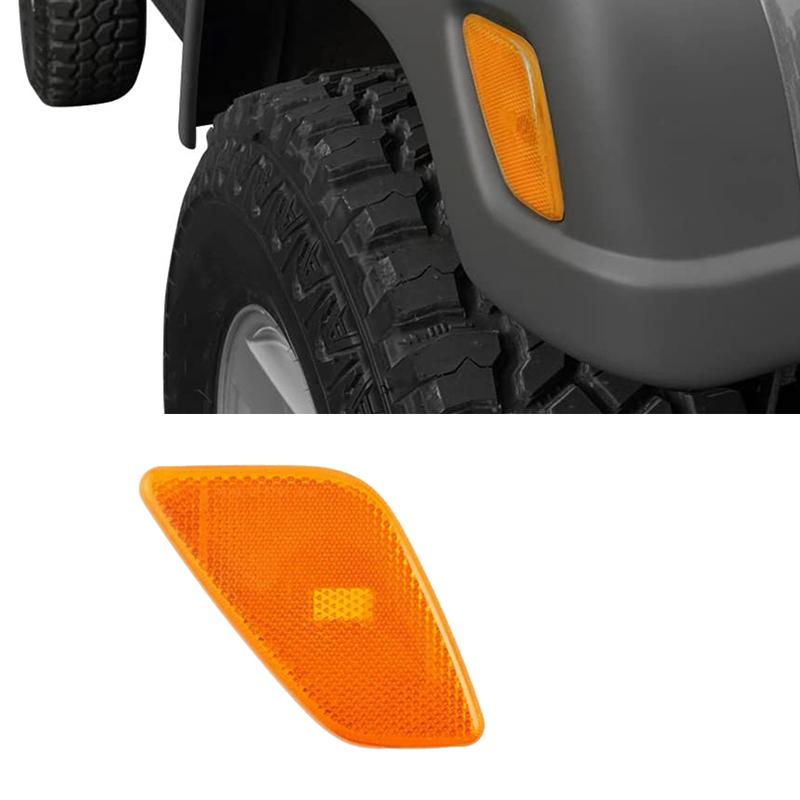 Car Side Marker Light Signal Light For Jeep Wrangler TJ 1997-2006 55155629AC 55155628AC Yellow Easy tall Easy To Use