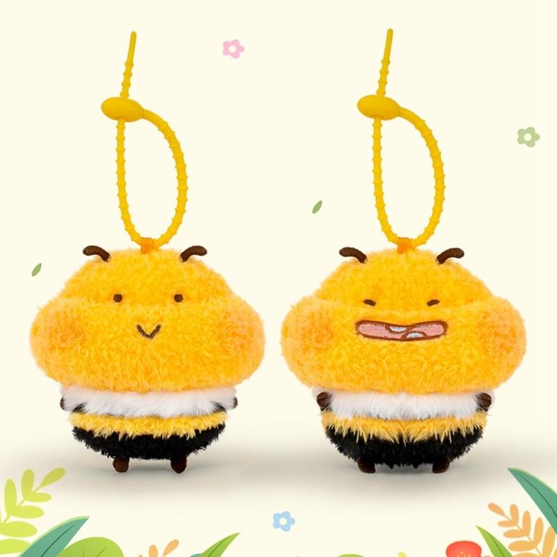 Hey Keychain Bee Hey Plush Toy Cute Cartoon Girl Backpack Decoration Pendant