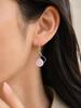 Rose Chalcedony Gemstone 925 Sterling Silver Women's Jewelry Drop Earrings 1.50" EE-2-16
