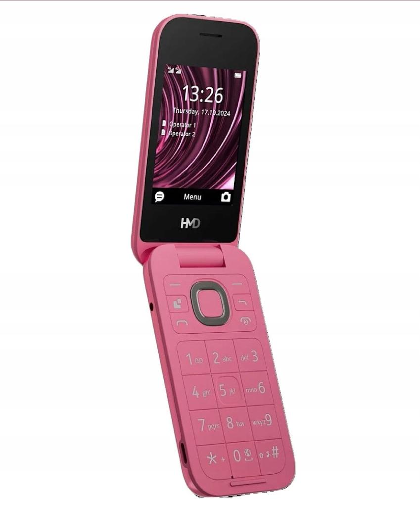 Nokia 2660 Flip 64 Mb / 128 Mb 4G (Lte) Pink Mobile Phone 1 Pc