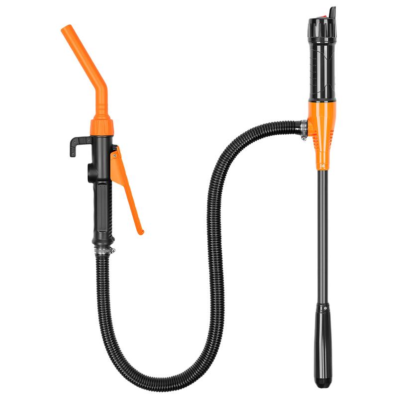 Portable Liquid Transfer Pump Battery Powered Car Gas Oil Pump 2.4 Gallons Per Min Liquid Gasoline Tuning Fuel Gasoline Pump