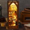 DIY 3D Bücherregal-Nischen-Bausätze Mit Warmem Licht Multifunktionales Montagemodell Dekoration Für Bücherregal
