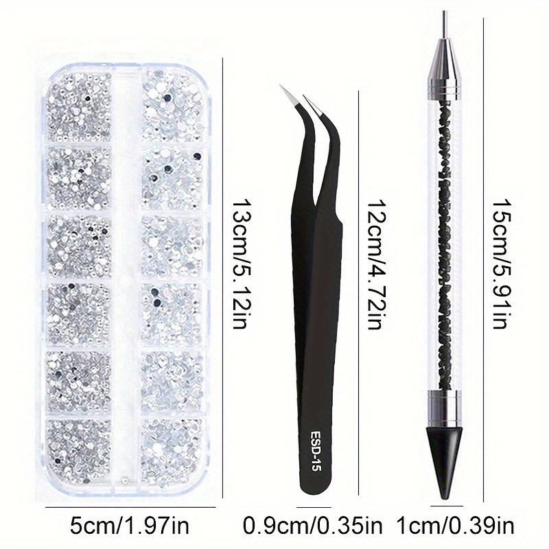 

Nails Art Multi-Size Flat Back Acrylic Rhinestones 3D Crystal DIY Decorations Glitter Crystal Gem Manicure Accessories With nail