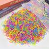 1000pcs Girls Elastic Colourful Disposable Rubber Band Hair Ties Headband Children Ponytail Holder Bands Kids Hair Accessories