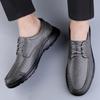 Spring Autumn Men's Leather Shoes Retro Style  Casual  Luxury Brand Italian Shoes Designer 2024 New Fashion