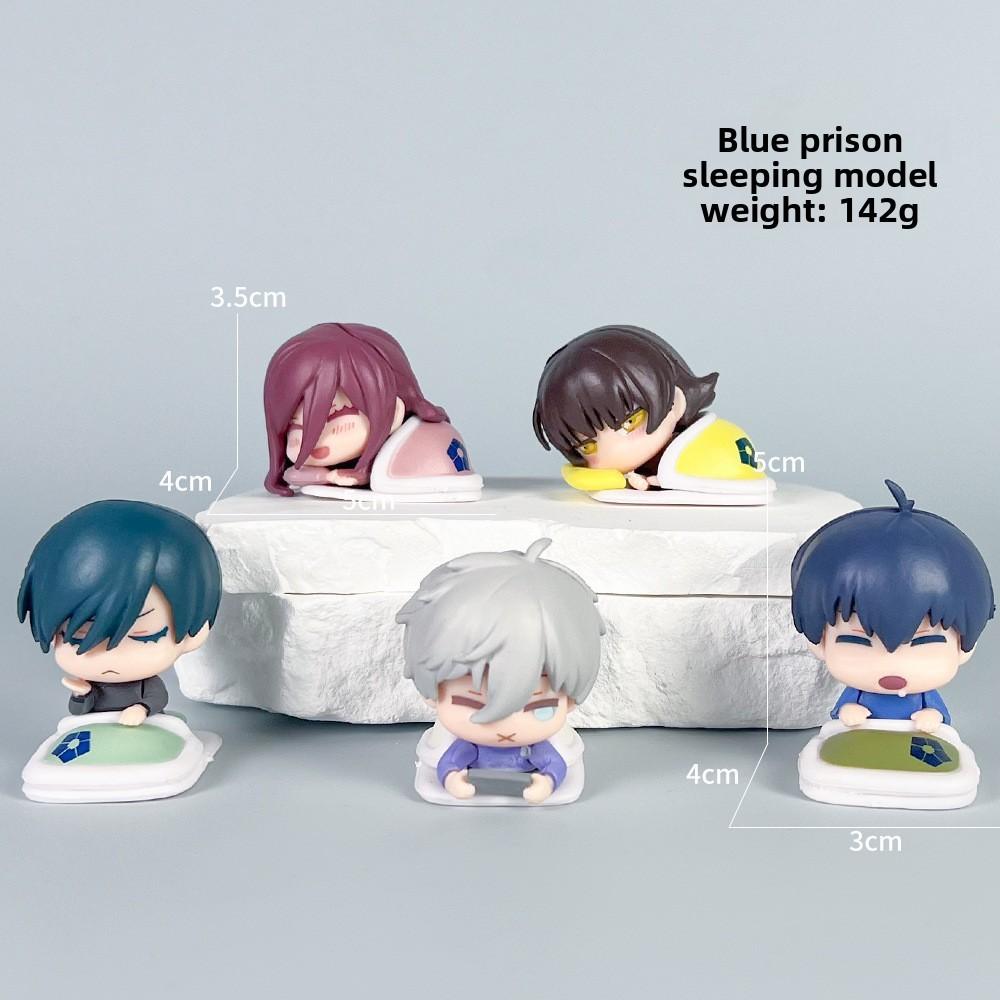 Blue Lock Anime Model Ornament With Sleep Style Bachira Meguru Character