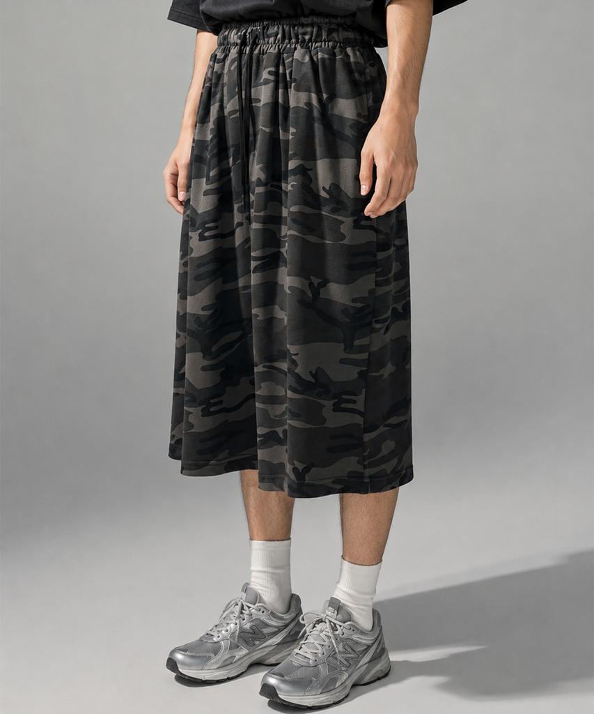 Aobieonseu Aobiance Camo Bermuda Pants (Charcoal)