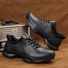 Fashion Outdoor Trainers Breathable Men's Sneakers Genuine Leather Walking Shoes Leisure Male Sports Shoes Non-Slip Treking Footwear