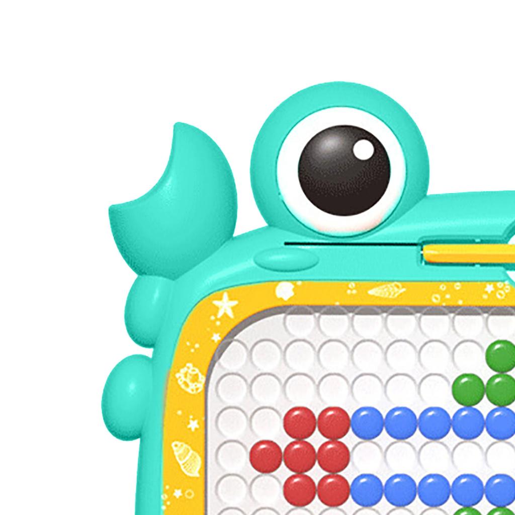 Tablă de Desen Magnetică Stil Crab Plastic Sigur Operare Ușoară Tablă cu Puncte Magnetice cu Stilou Cărți