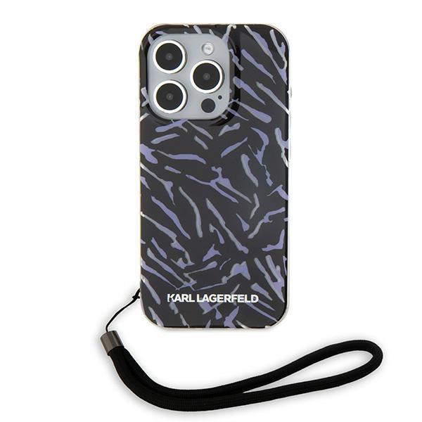 Karl Lagerfeld Klhcp15Xhzbpkccu Iphone 15 Pro Max 6.7 Fioletowy/Purple Zebra With Cord