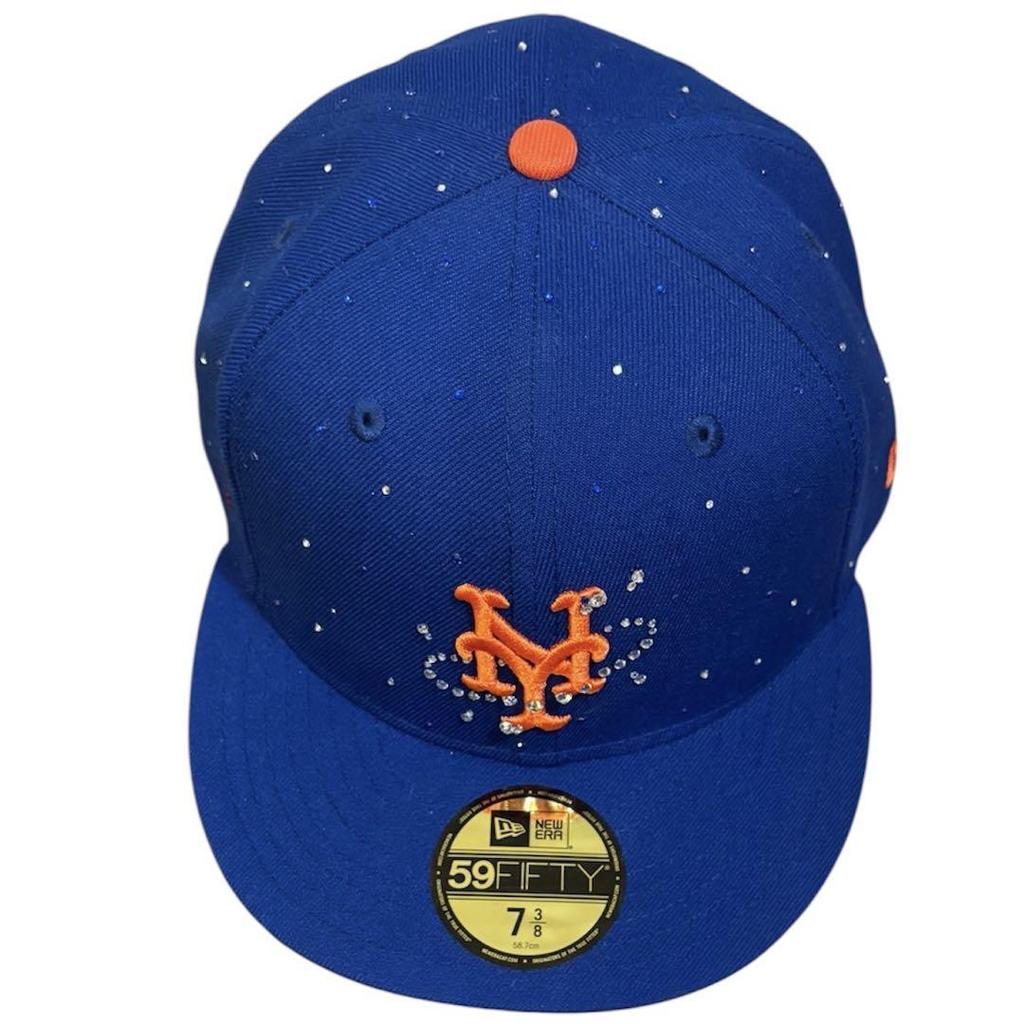[USED] Super Rare! NY New York Mets Jewel Bling Stone New Era Yzerr