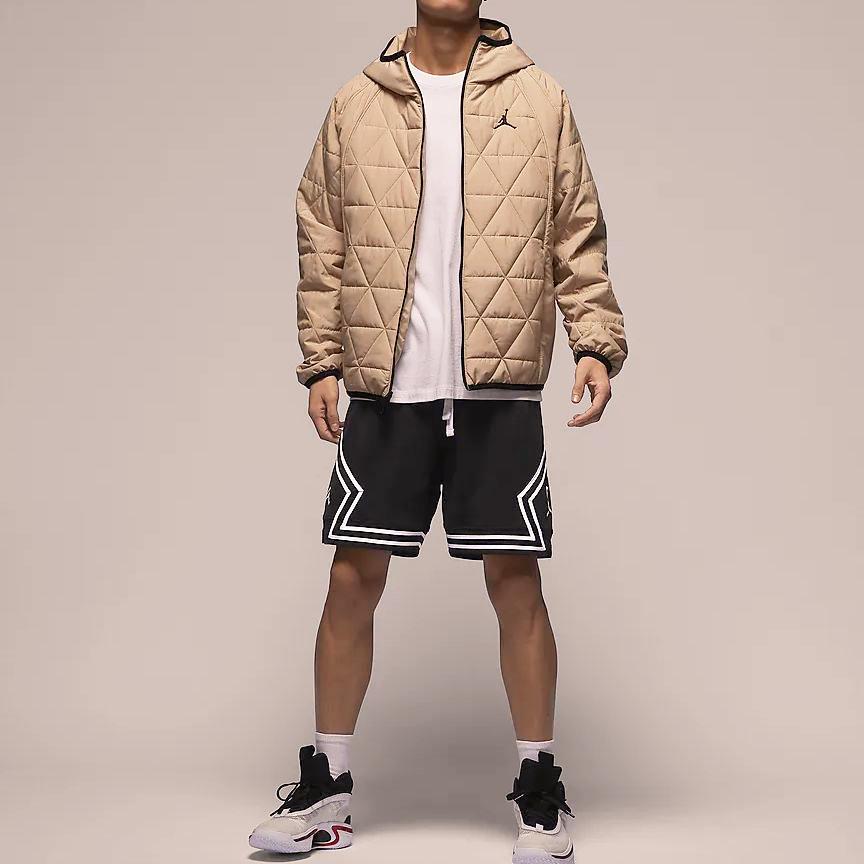 Jordan Therma-FIT Sport Solid Color Hooded Zip-Up Casual Jacket Men jackets Legendary-Brown FD2638-244