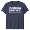 Unisexs Grumpy Old Git Funny Fathers Day TShirt Tee Best Dad Ever Papa Life 1FD