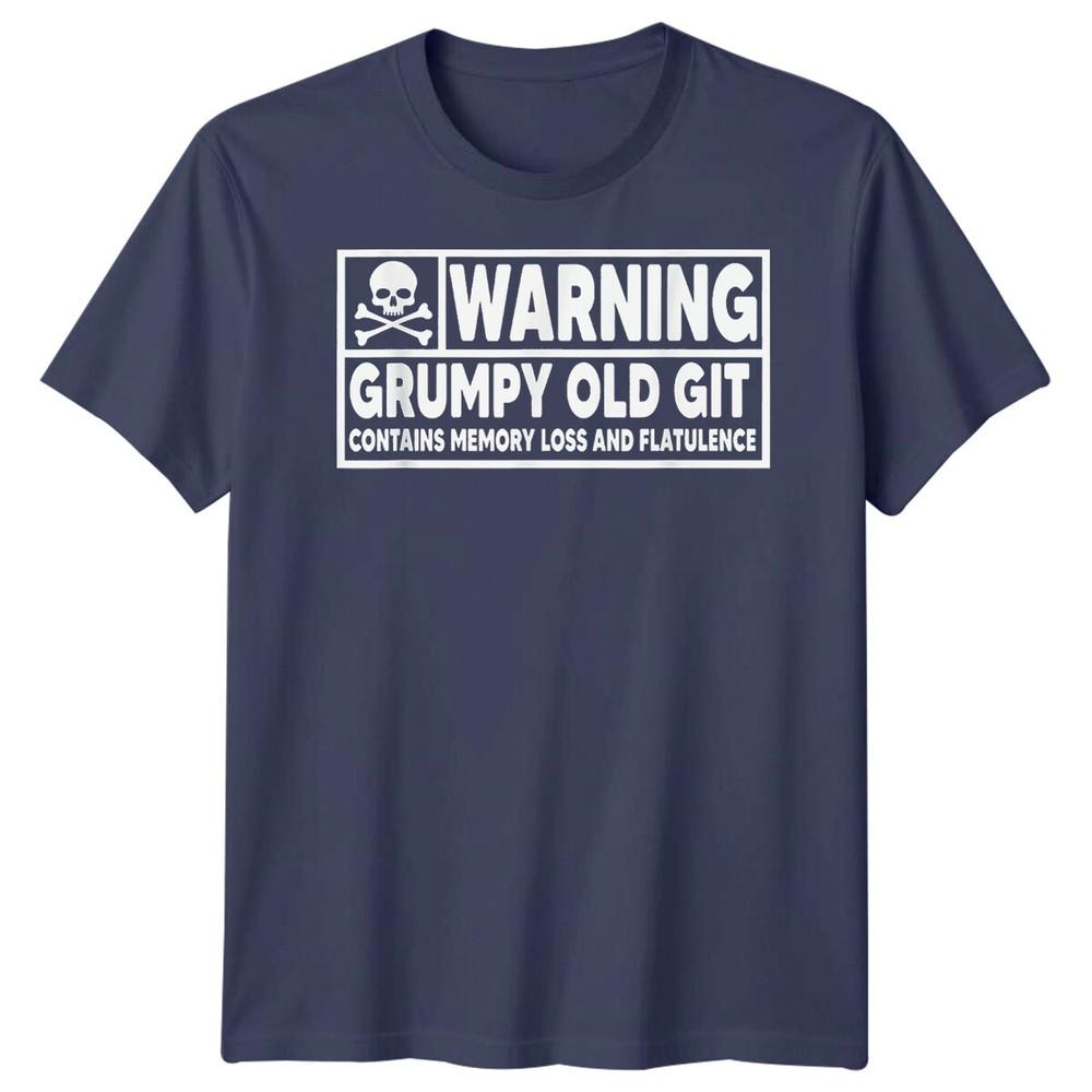 Unisexs Grumpy Old Git Funny Fathers Day TShirt Tee Best Dad Ever Papa Life 1FD