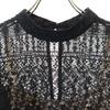 Lily Brown French Sleeve Race Mini Dress Black Women Used