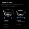 Fangcaodi Disposable Thickened Crystal Bowls