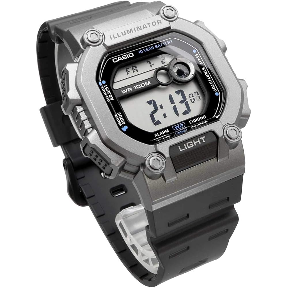 Casio W-737H-1A2V Digital Men's Watch Gray Metallic Standard Model