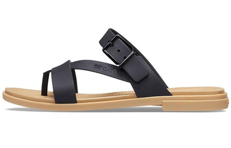 Crocs Minimalistic Cozy Sports Slippers Black Brown Women s 206108-00W 34-35