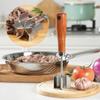 Ground Meat Chopper Food Masher With Wooden Handle Multifunctional Food Masher For Kitchen Catering Home Meat Vegetable Potato