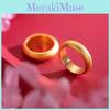 Thick Couples Fashionable Geometric Ring In Polished And Matte Finish For Every Occasion